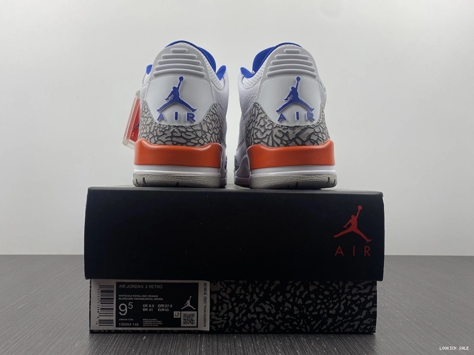 Cheap  Jordan Air 3 136064-148 “Knicks 0522